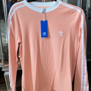 Adidas Coral/Orange LS, Size M